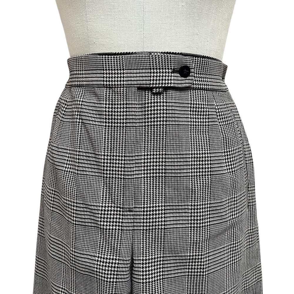 Vintage Made in Italy Giorgio Armani El Collezioni Houndstooth Wool Dress Pants - Picture 6 of 8